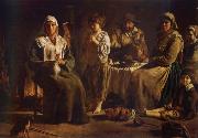 Louis Le Nain Farmer family in the parlor France oil painting artist